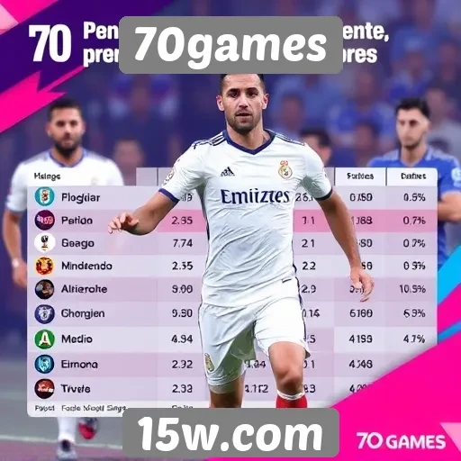 Desempenho da comunidade de jogadores no 70games